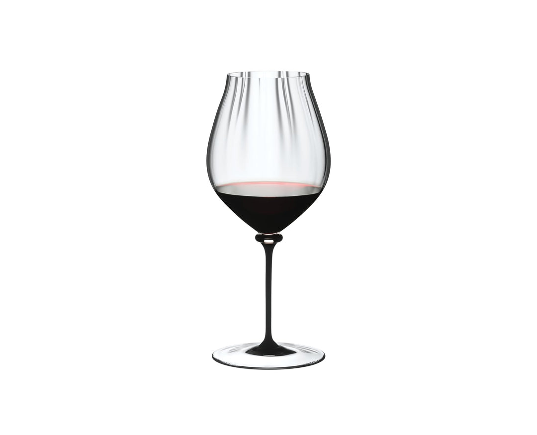 RIEDEL 4884/67 D Fatto A Mano Performance Pinot Noir Weinglas, 822 ml, transparent, schwarzer Stiel