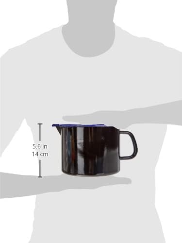 Riess, 0054-025, Schnabeltopf schwarz-blau 16, CLASSIC - HOTEL PROFI SCHWARZ/BLAU, Durchmesser 16 cm