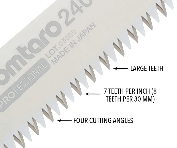 Ersatzblatt für Silky Gomtaro 240mm, grobe Verzahnung 240mm Ersatzblatt, Grob, 240mm Ersatzblatt, Gr