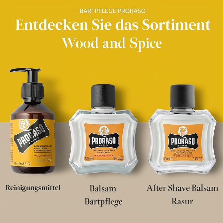 Proraso Wood and Spice After Shave Balsam, 100 ml Single, Single