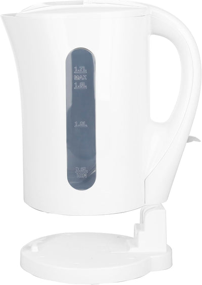 Emerio Wasserkocher BASIC | Kunststoff BPA frei | 1.7L Volumen mit beleuchtetem Ein-/Aus-Schalter |