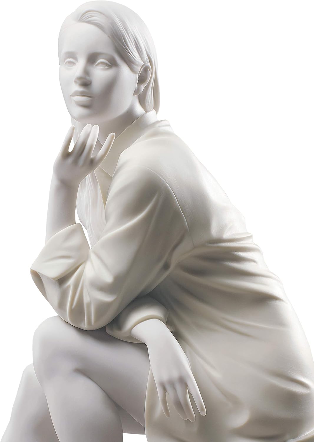 LLADRÓ Frauen-Figur Meine Entspannungszeit. Frau. Porzellan.