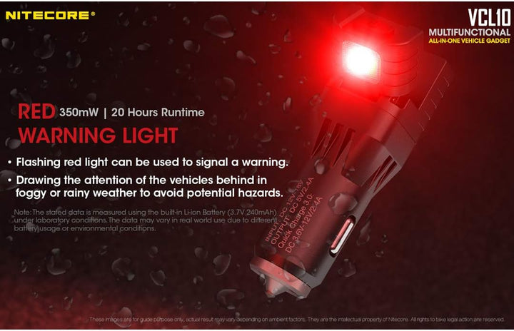 Nitecore VCL10 - Das All in ONE Gadget Single, Single