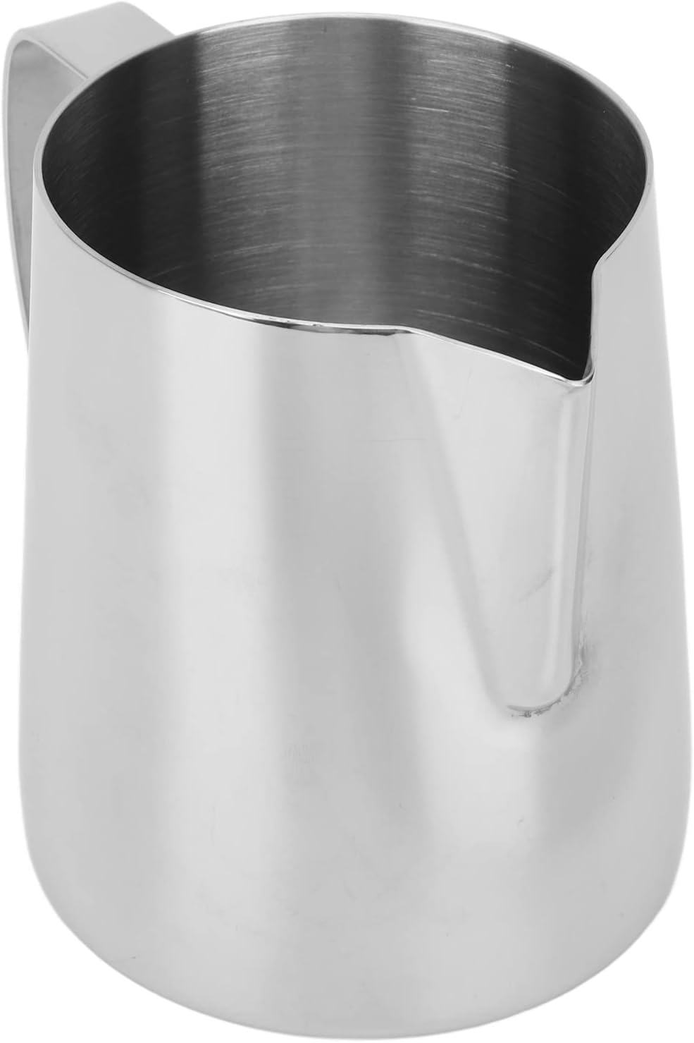 Milchaufschäumbecher aus Edelstahl, 700 Ml, Langlebiger Dampfkrug für Latte-Art-Enthusiasten (Edelst