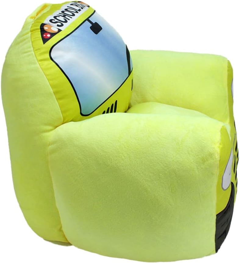 Schulbus Kindersessel gelb mit Tragegriff - 52x48xX51 cm, bis zu ca. 8 Jahren, Sessel Kinder, Kinder