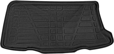 OMAC Kofferraumwanne Laderaumwanne kompatibel mit FIAT 500 500C 2007-2015 Antirutsch Schwarz