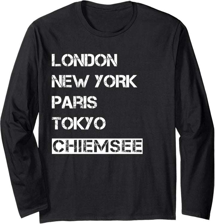 Meine Heimat Chiemsee! Geburtsort & Heimatliebe Chiemsee Langarmshirt
