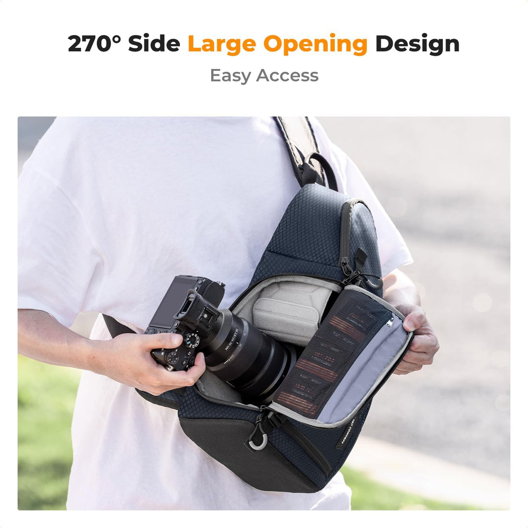 K&F CONCEPT Kamera-Umhängetasche, Wasserdichte Kameratasche, Fotografie tägliche Reise Camera Bag,Ta