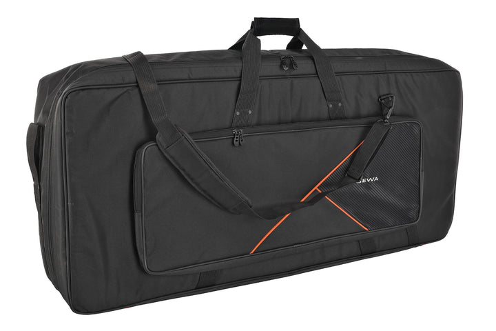 Keyboard Gig-Bag Premium, 108 x 45 x 18 cm, mit Notentasche, schwarz, reiss- und wasserfest