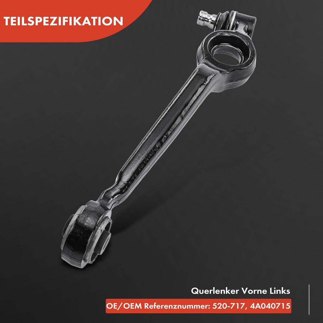 Frankberg 2x Querlenker Vorderachse unten Kompatibel mit 100 4A C4 2.0L-2.8L 1990-1994 A6 4A C4 1.8L