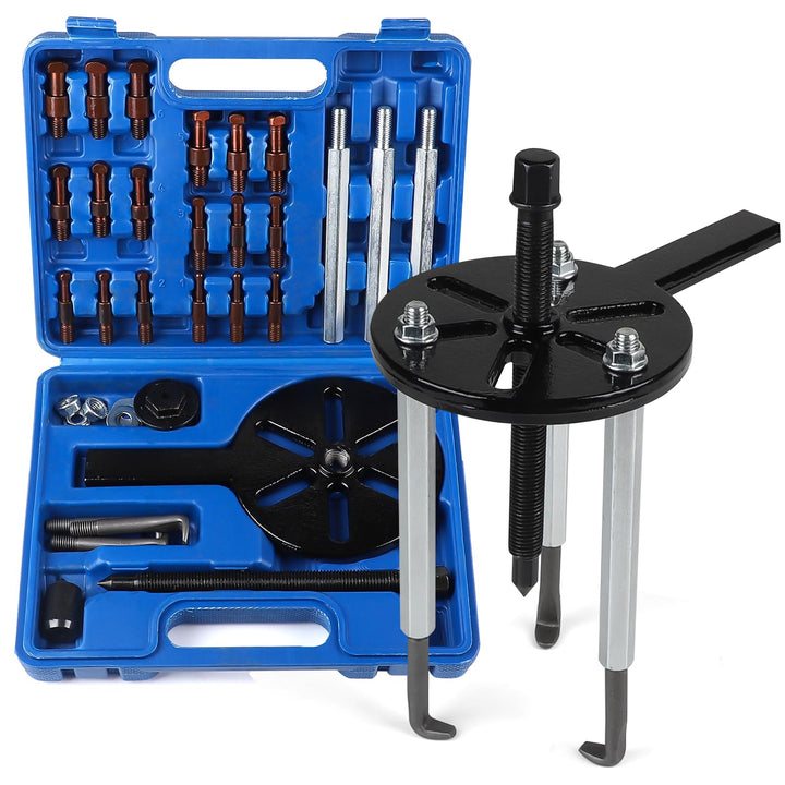 21 in 1 Lagerabzieher Set, Innenlager Abzieher mit 6 Grössen Abzieherkopf, Kugellager Abzieher mit A