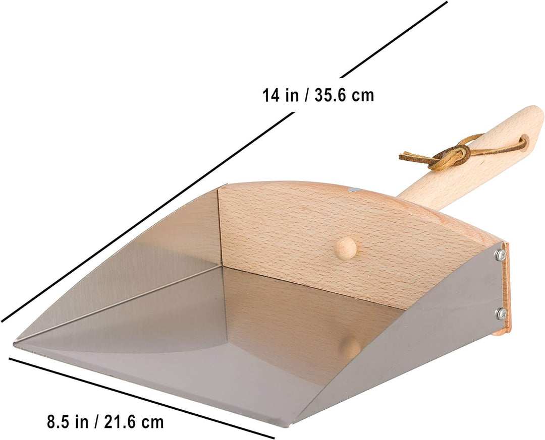 Redecker 110022 Kehrschaufel/Handfeger-Set mit Magnet