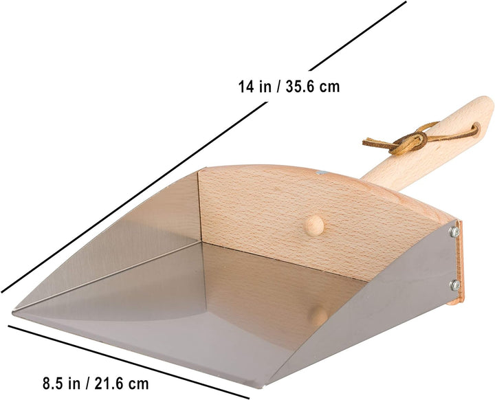 Redecker 110022 Kehrschaufel/Handfeger-Set mit Magnet