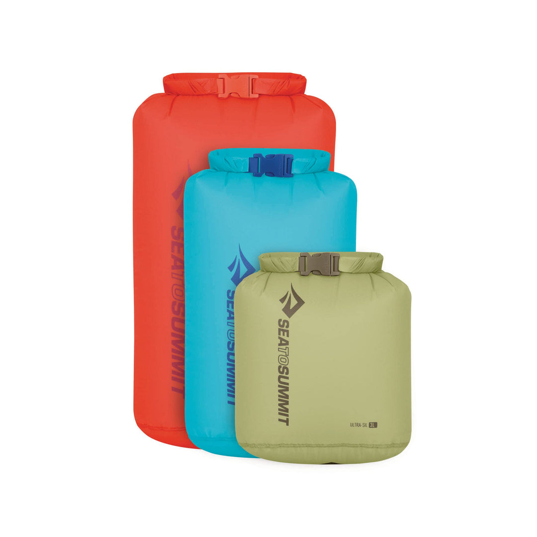 Sea to Summit - Ultra-SIL Dry Bag Set (3L, 5L, 8L) - wasserdichte Tasche & Aufbewahrung - Rollversch