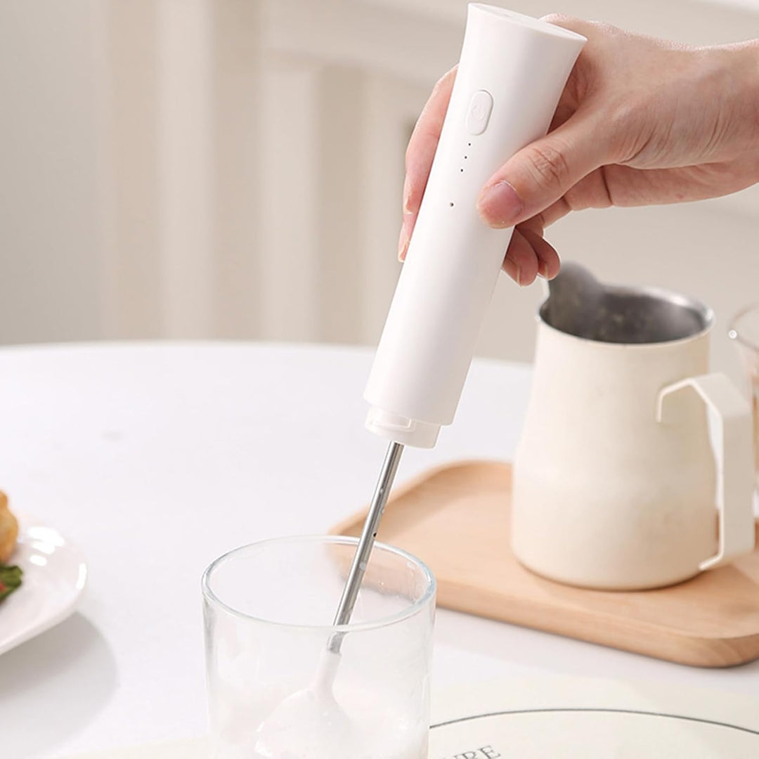 Handheld Milchaufschäumer Für Kaffee,Wiederaufladbarer Rührstab - Kaffeeschäumer | Für Zuhause, Café