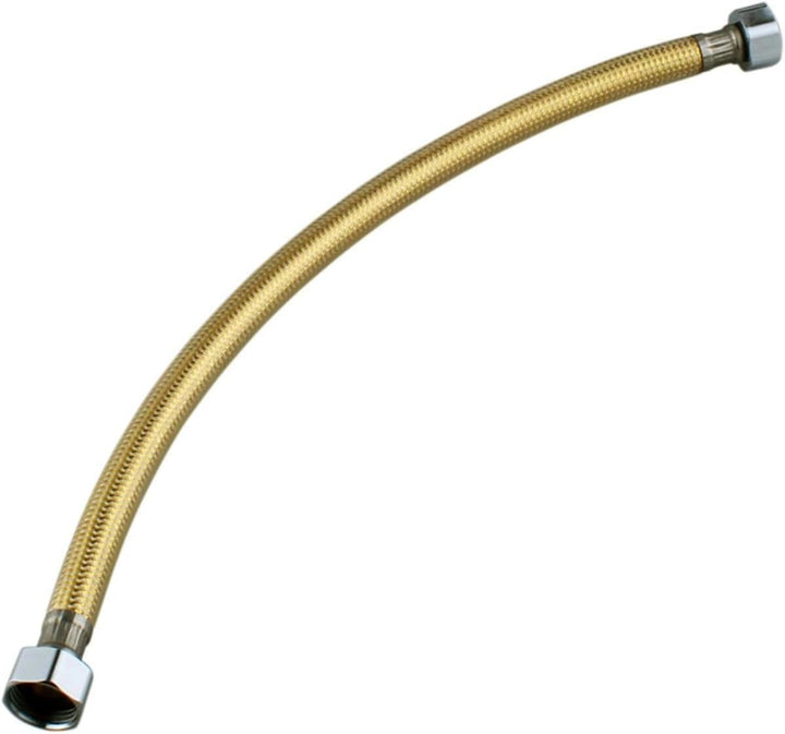 ZZSRJ Goldener Wasserhahn-Sanitärschlauch 400/500 / 600 mm Eckventil-Anschluss Edelstahl-Gold-Toilet