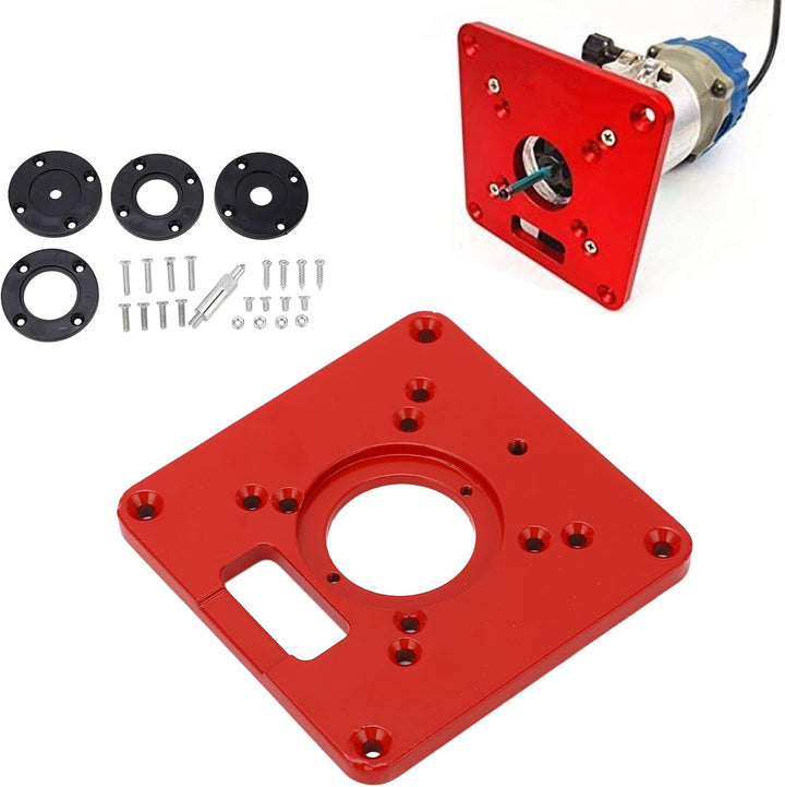 Universal Router Tisch Einsatz Platte, Aluminium Router Tisch Einsatz Platte Tisch Bänke Router Plat