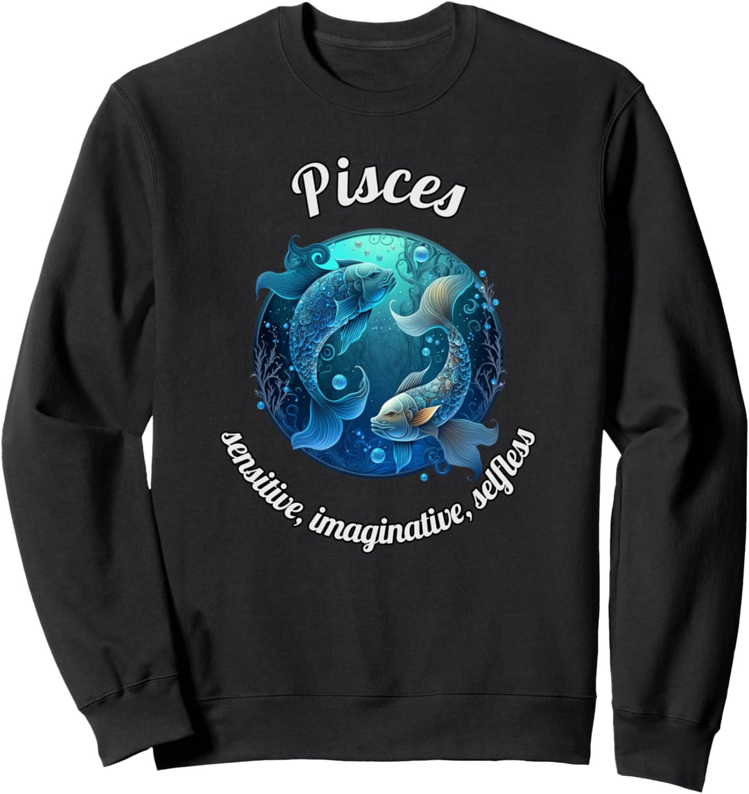 Pisces Sternzeichen Fische Astronomie Sweatshirt