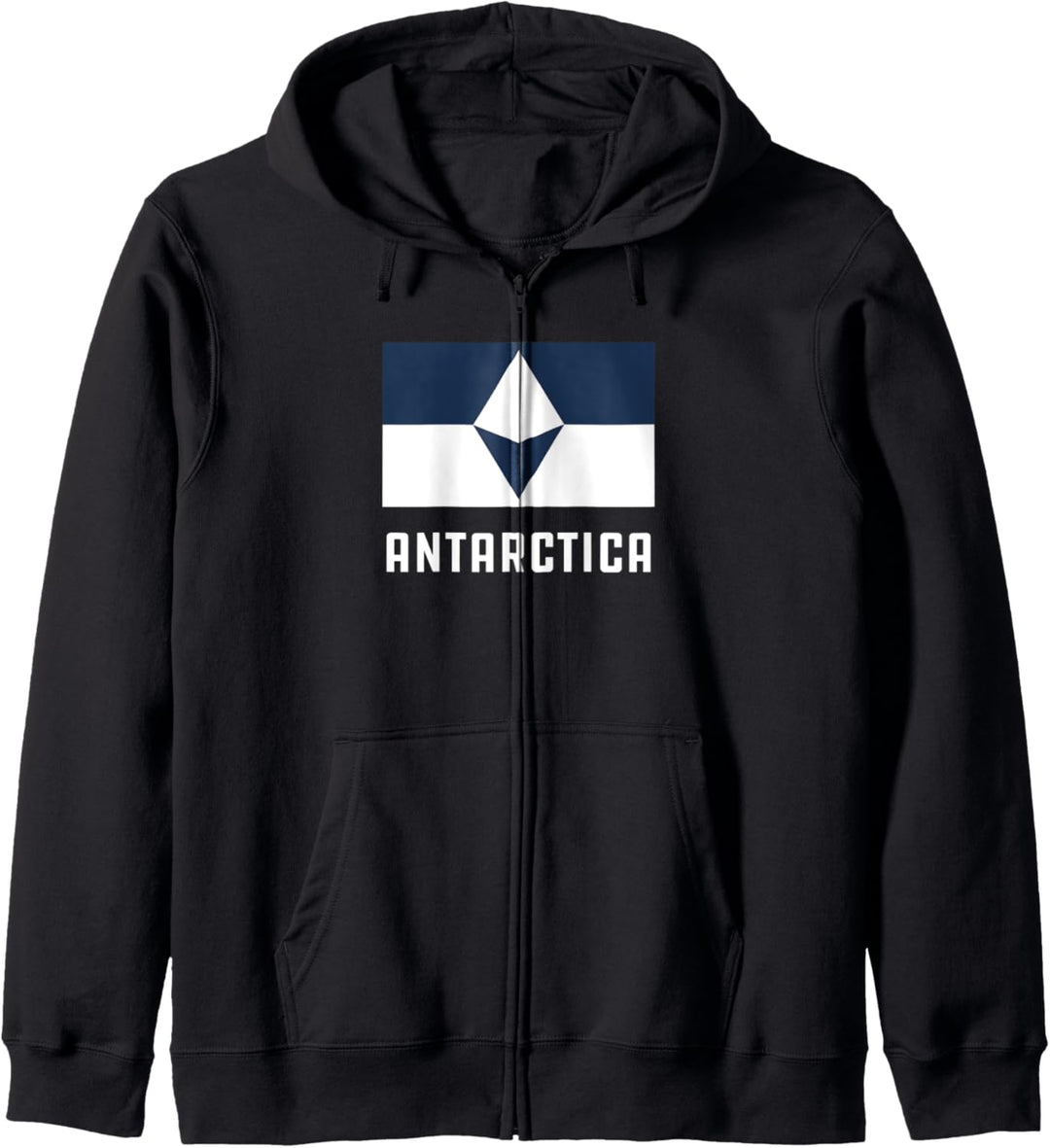 Antarktis-Flagge True South Design Kapuzenjacke