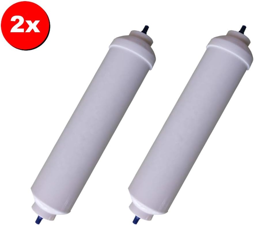 2x Ersatz Wasserfilter ersetzt Beko ASGP342B ASGP342X ASP341B ASP341S ASP341X GL32APB GN162320S GN16