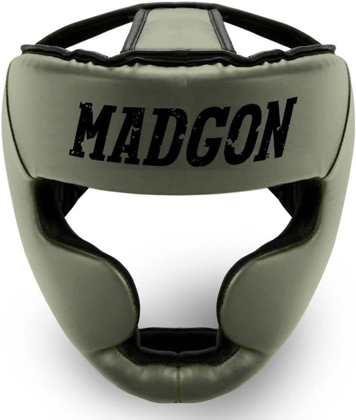 MADGON Premium Kopfschutz, Boxhelm mit Perfekter Sicht und maximalem Schutz, Gesichtsschutz für Kamp