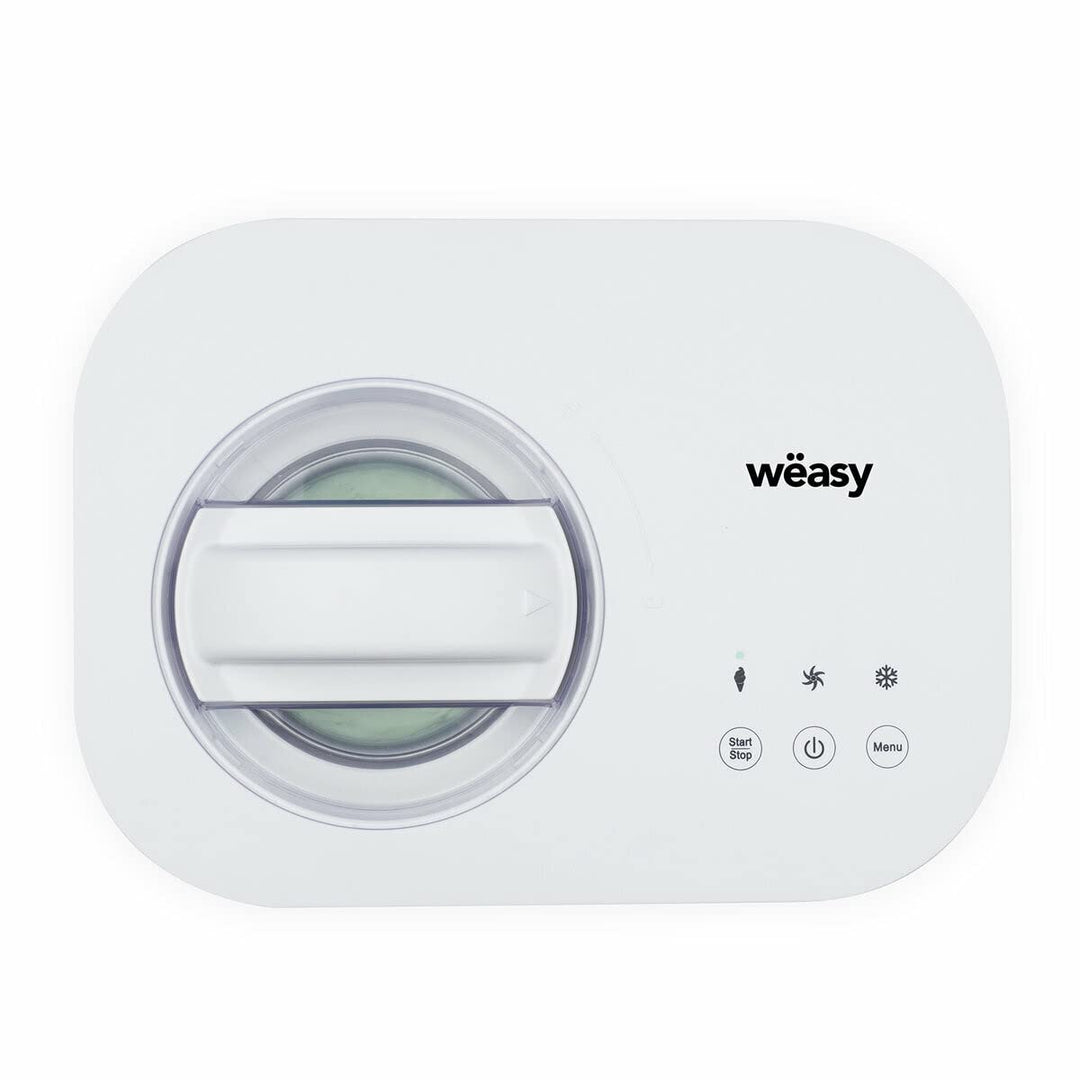 Wëasy YUM135 Eisturbine, 1 l, fertig in 60 Minuten, automatische Abschaltung, 100 W, Touch-Bedienfel