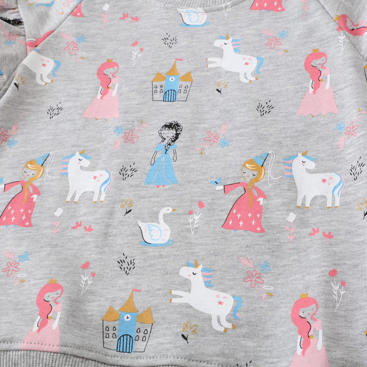 Little Hand Mädchen Sweatshirt für Kinder Baumwolle Top Casual Jumper Kleinkind Langarm Pullover 116