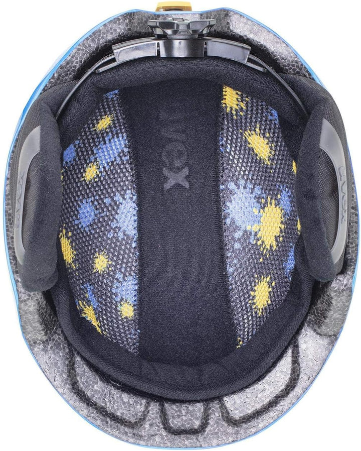 uvex Unisex Jugend Heyyya Skihelm Single 46-50 cm blue splash, Single 46-50 cm blue splash