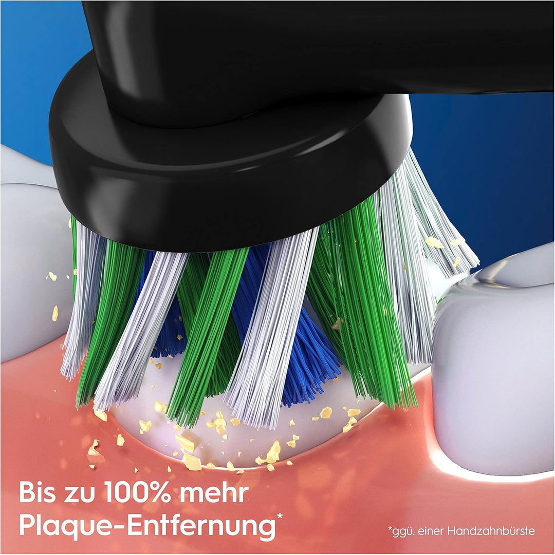 Oral-B CrossAction Aufsteckbürsten für elektrische Zahnbürste, 10 Stück, ganzheitliche Mundreinigung