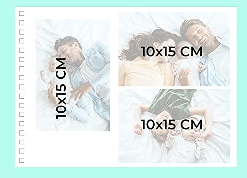 Exacompta 16334E Premium Fotoalbum Storch mit 50 Seiten, perfekt für Ihre Baby- und Kinderfotos zum