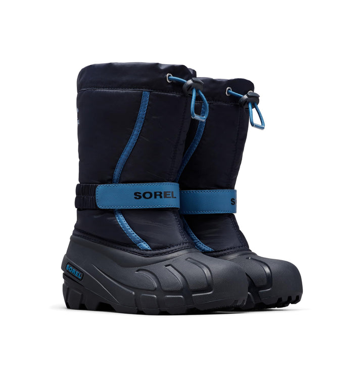 Sorel Flurry Winterstiefel für Kinder 32 EU Blau Collegiate Navy X Atmosphere Youth, 32 EU Blau Coll