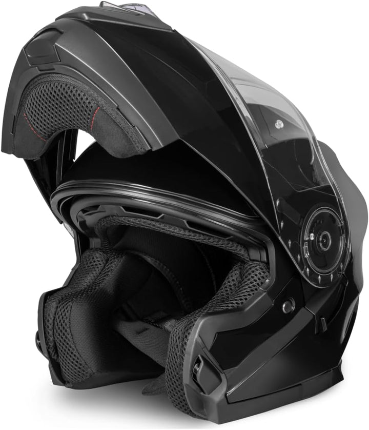 Santos Klapphelm mit Sonnenblende | ECE 22.06 & PINLOCK vorbereitet | Motorrad Helm Integralhelm | M