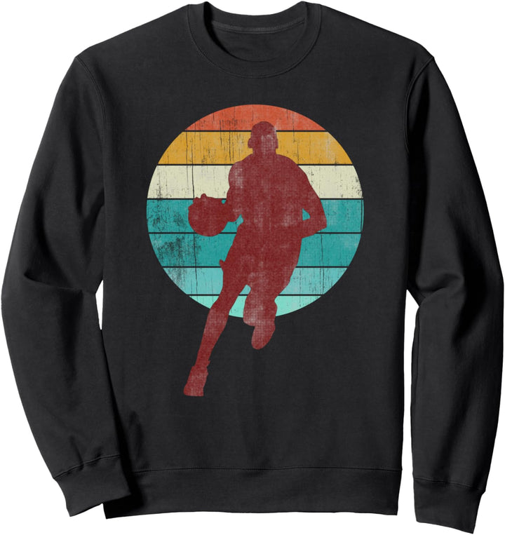Basketball, Retro, Sport-Fanspieler, Jungen, Männer, Teenager Sweatshirt