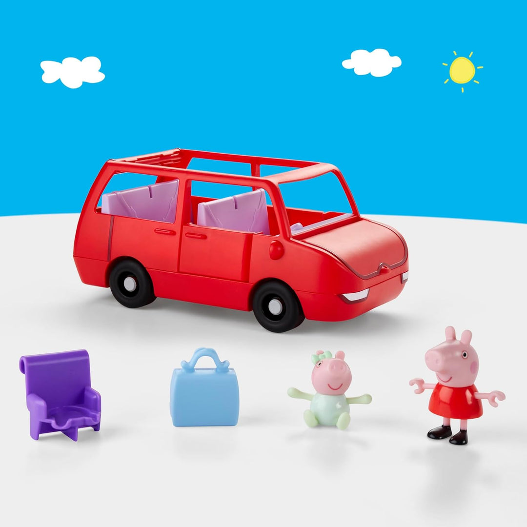 Peppa Pig Peppas grosses Familienauto Spielset, Rot, Großes Familienauto