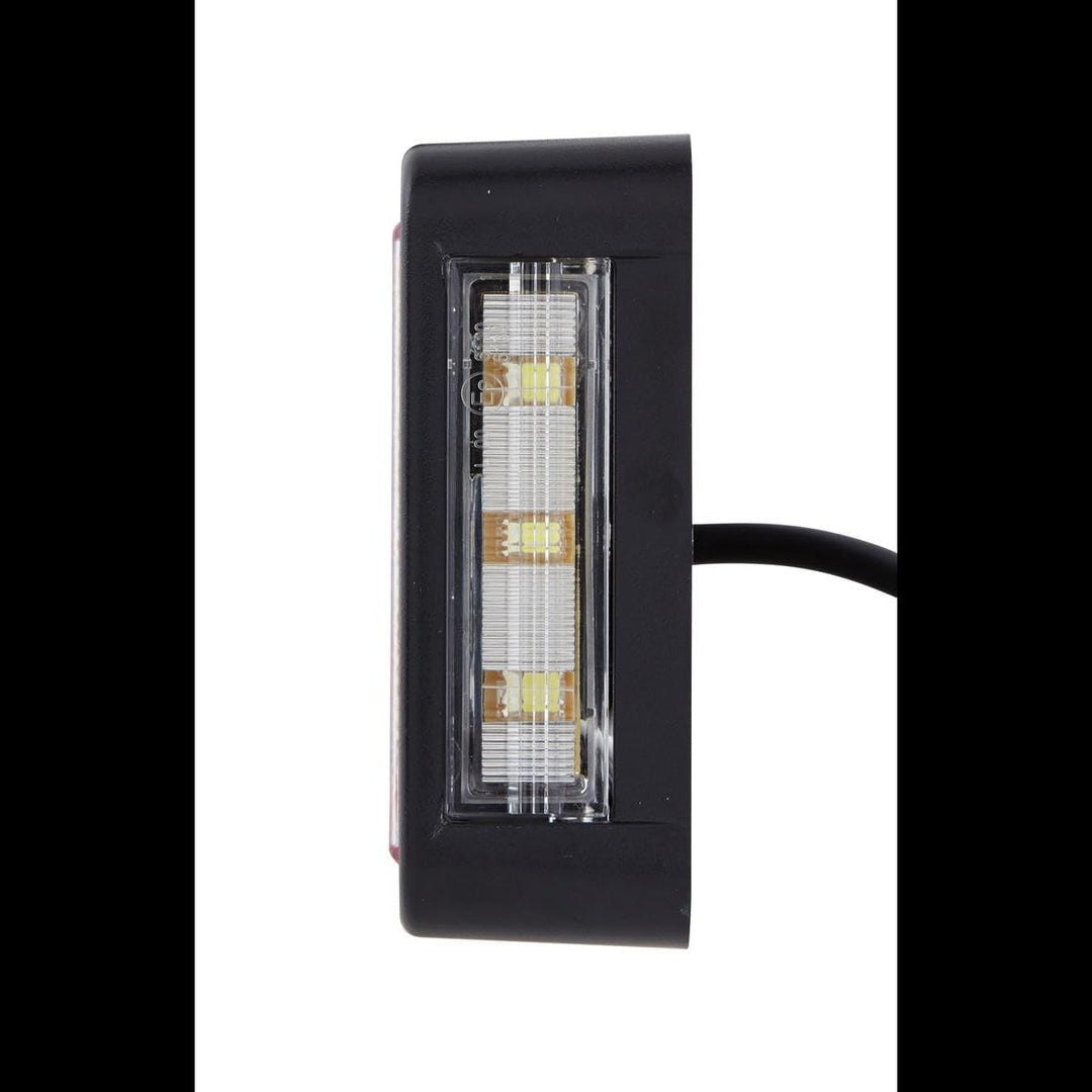 HELLA - Heckleuchte - Valuefit - LED - 12/24V - Anbau/geschraubt - Lichtscheibenfarbe: rot/gelb - St