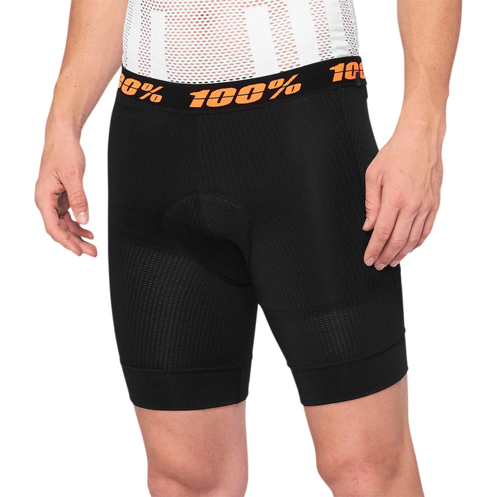 100% MTB WEAR Unisex Crux Liner Shorts, Schwarz-32 Trainingsanzug, Schwarz, M