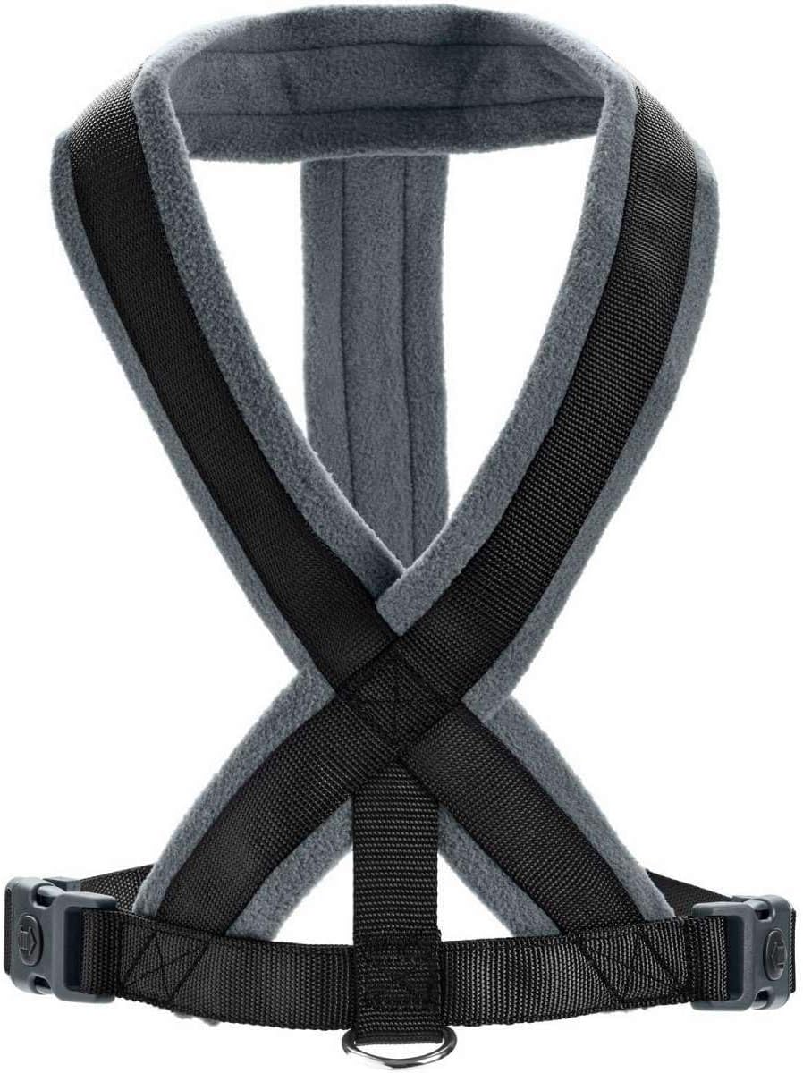 Hunter Hundegeschirr London Comfort, atmungsaktives 3D-Mesh, 2-Fach verstellbar, Sicherheitsverschlu