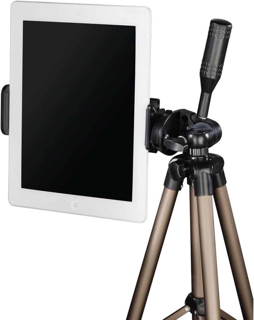Hama Stativ für Handy und Tablet (Stativ mit Halterung für Selfies, 3D Stativkopf drehbar und neigba