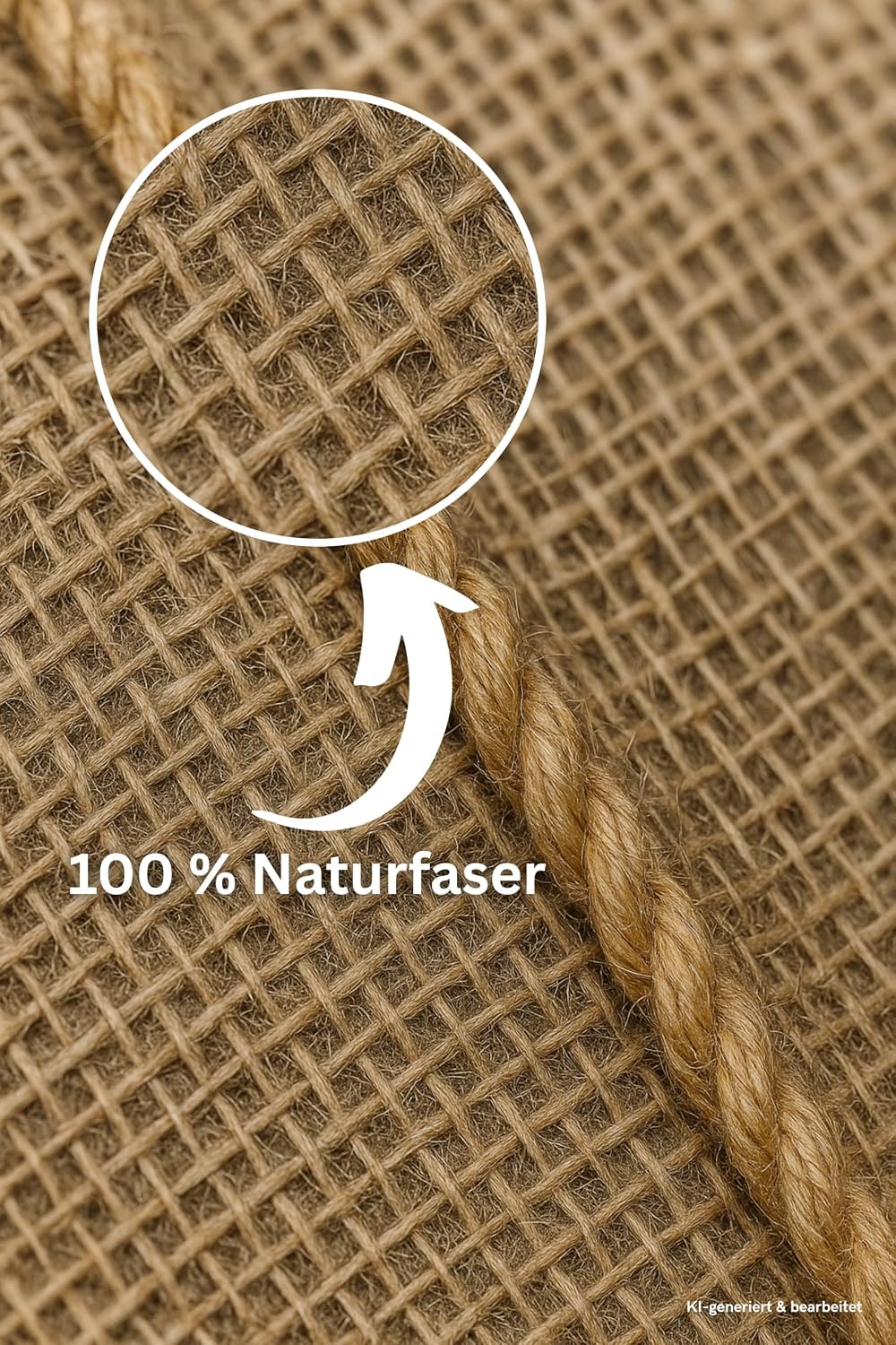 Samenshop24® 10 Stück, Premium Jutesäcke aus 100% Naturfaser, Neu, Grösse 110cm x 60cm, strapazierfä
