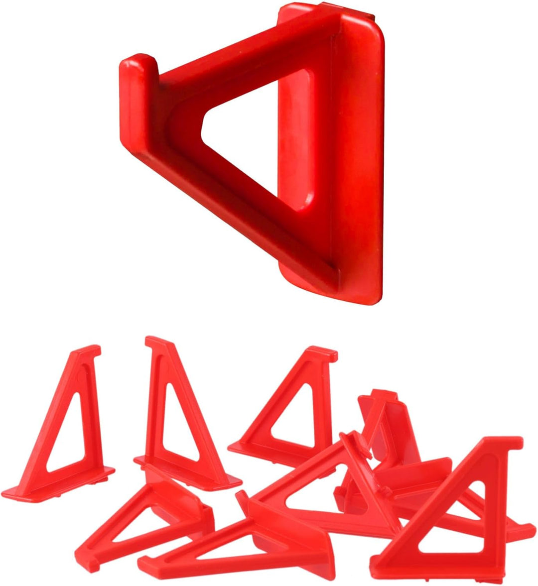botle 100 tlg Grosse Werkzeugträger Haken Klemmen (LxBxH) 6,2x0,6x5,5 cm Rot Werkzeugwand Werkzeugha