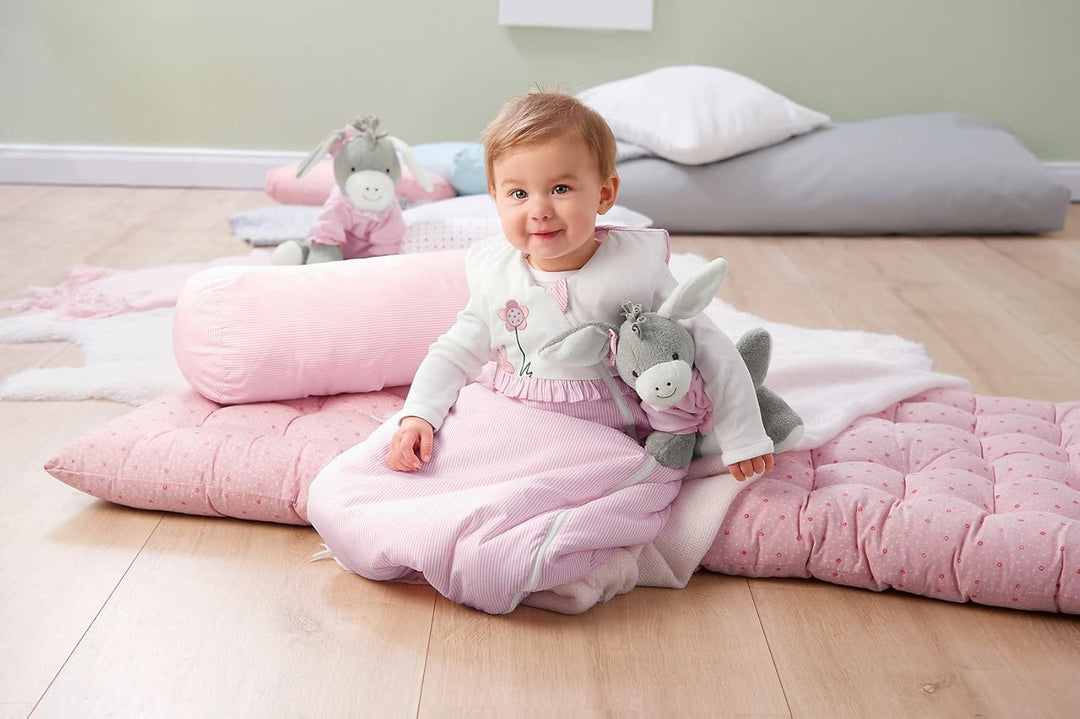 Sterntaler Schlafsack für Kleinkinder, Ganzjährig, Wärmeregulierung, Reissverschluss, Grösse: 90, Em