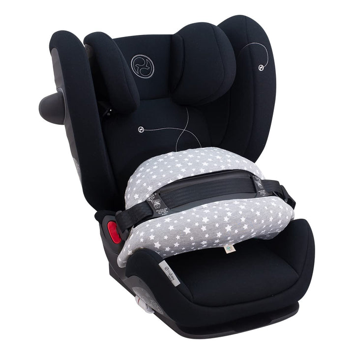 JYOKO KIDS Bezug Kompatibel mit Cybex Pallas G I-SIZE (Zubehör Pallas G, WHITE STAR) Zubehör Pallas