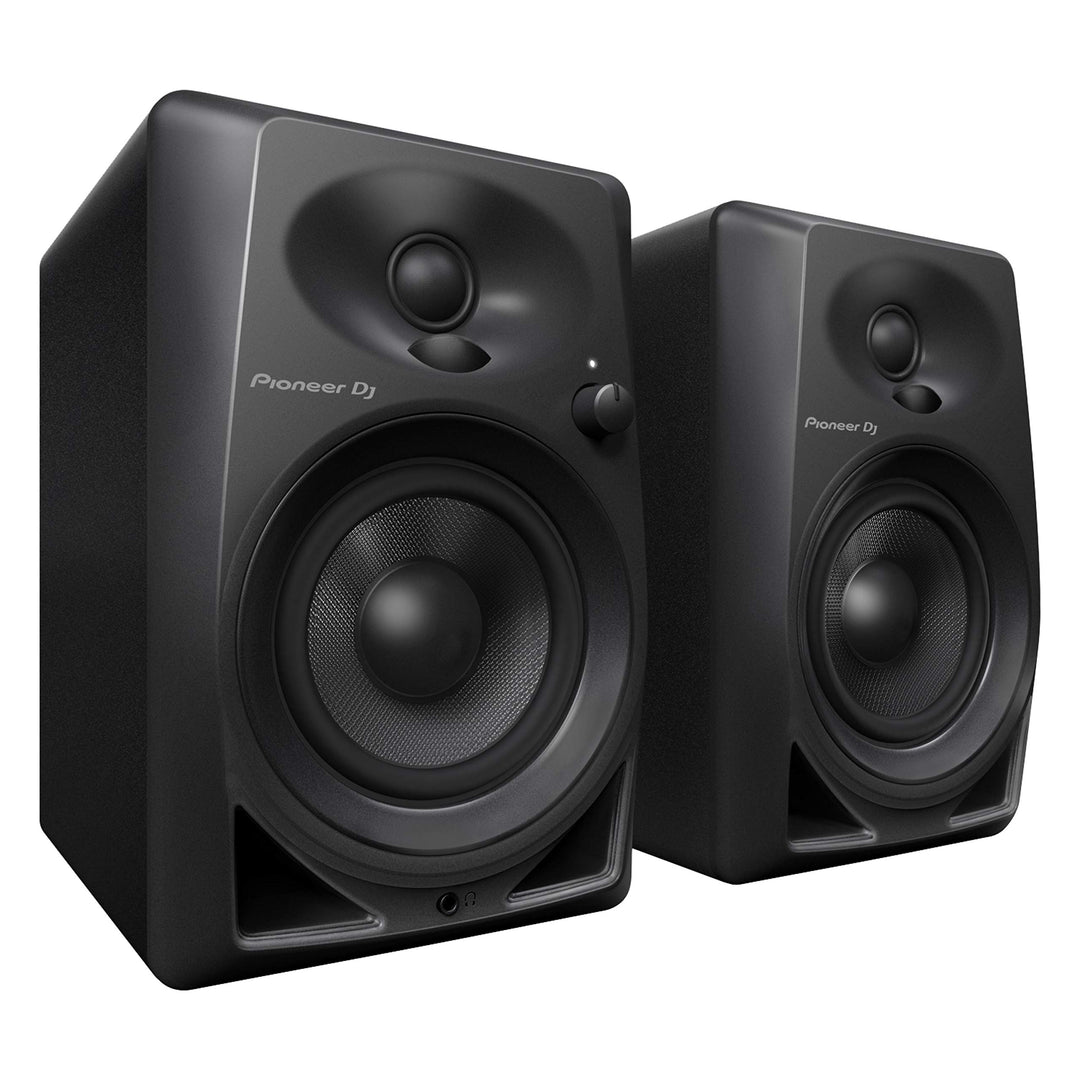 Pioneer DJ DM-40 Studiomonitore, Schwarz Schwarz 4'' Wired Single, Schwarz 4'' Wired Single