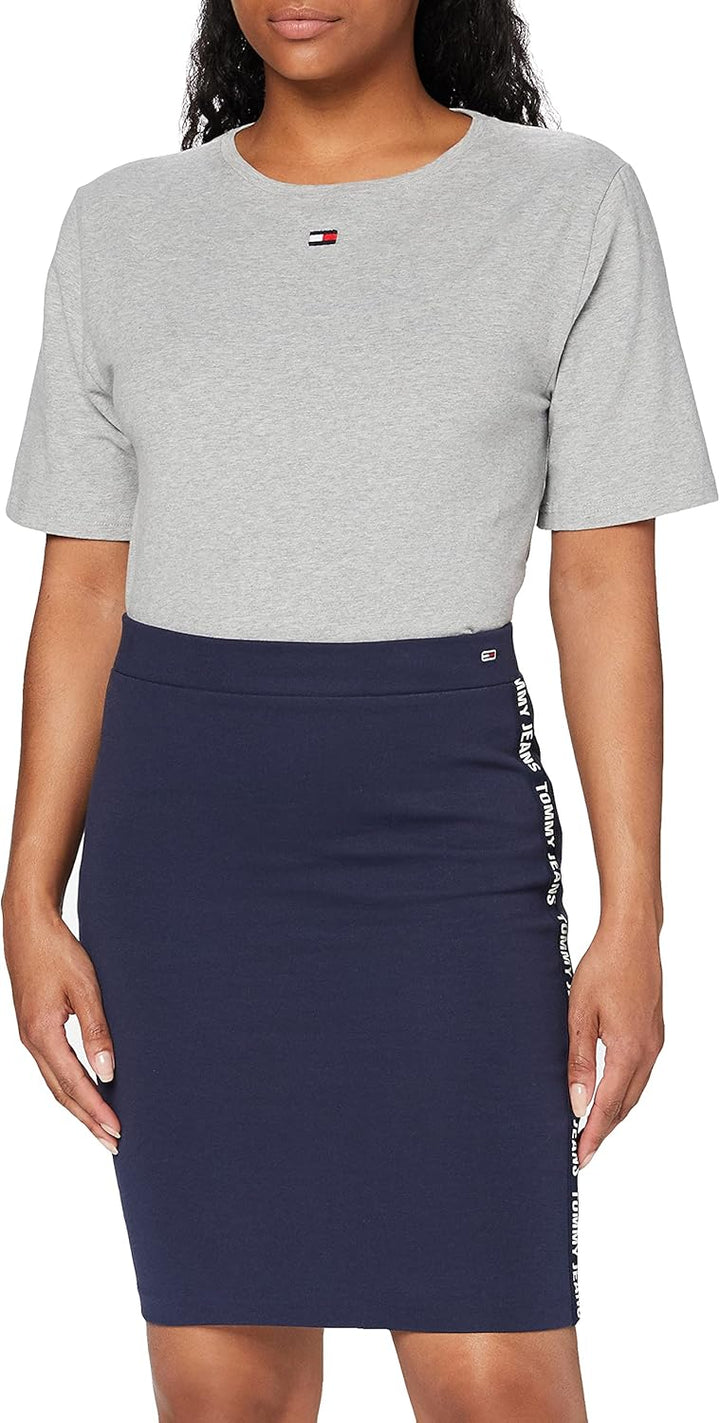 Tommy Jeans Damen Tjw Bodycon Skirt Rock, Twilight Navy, 36 EU, S Twilight Navy