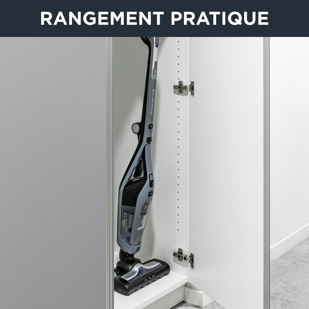 Rowenta RH6756 Dual Force 2-in-1-kabelloser Akku-Stabstaubsauger | mit integriertem Handstaubsauger