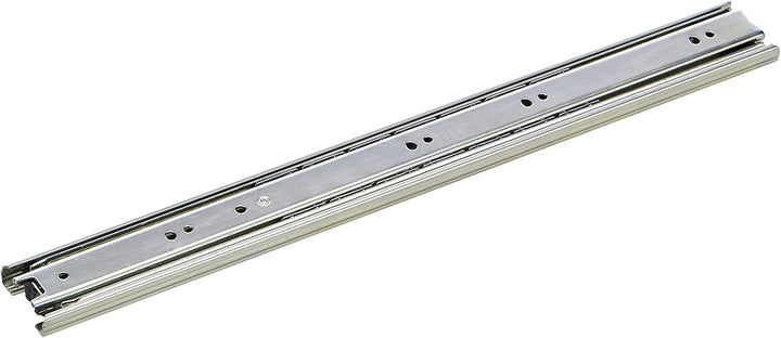 Emuca 3043405 Set Schubladenführungen, vollauszug mit Rollen, Lot von 5, Verzinktem, 400 mm 5 Stück
