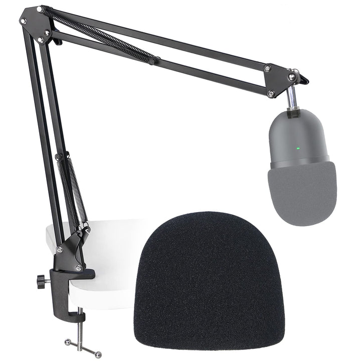 SUNMON Mikrofonarm für Raze r Seiren Mini - Universal Mic Boom Arm mit Mikrofonabdeckung Set mic arm
