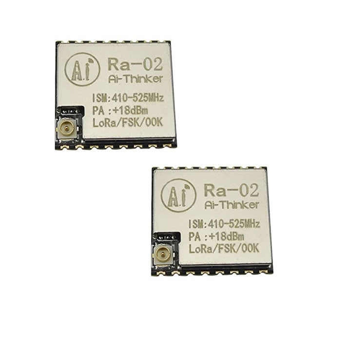 Aihasd 2PCS LoRa SX1278 433M 10KM Wireless Spread Spectrum Übertragungsmodul Ra-02 IPEX Steckdose DI