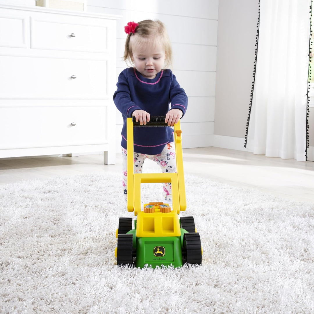 John Deere 35060 Elektronischer Rasenmäher, Spielzeug für Kinder, Grün, Rasenmäher