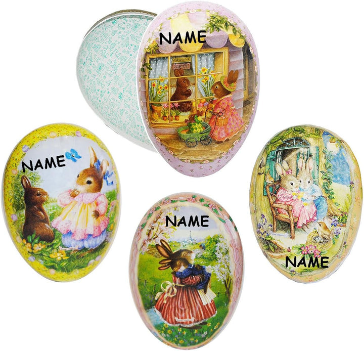 alles-meine.de GmbH 10 Stück Füll - Pappeier - 18 cm - Holly Pond Hill - süsse Hasen - Osterei/Ei zu